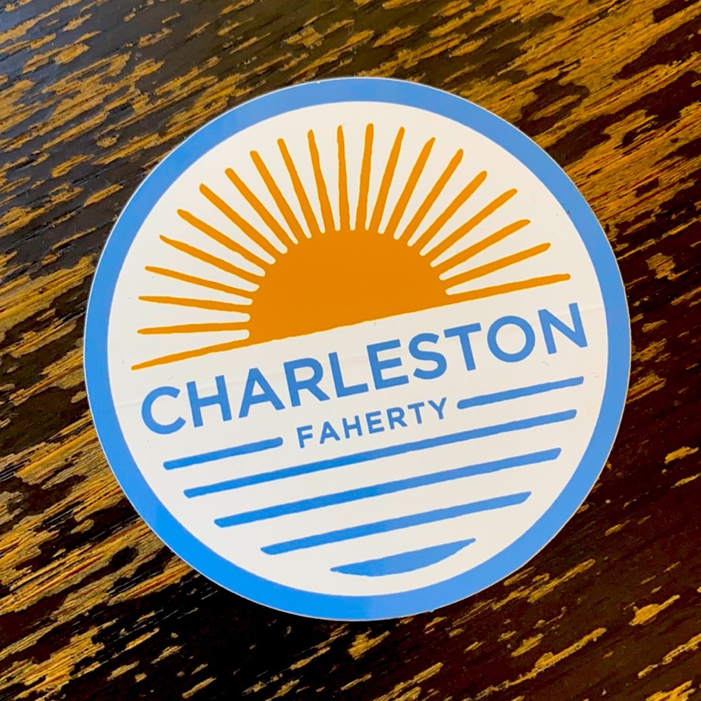 Faherty Charleston Decal Sticker NEW